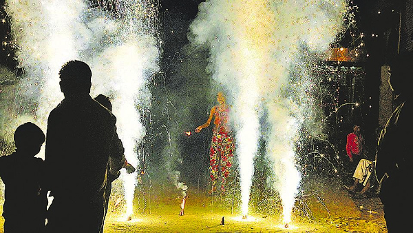 Mohali Scientist Makes Fireworks With Cow Urine