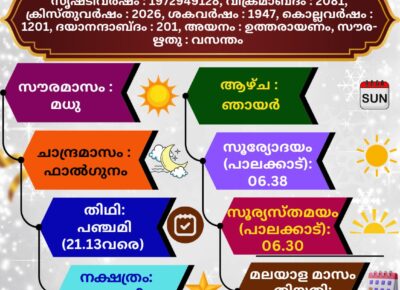 (08.03.2026) സങ്കല്പ പാഠം