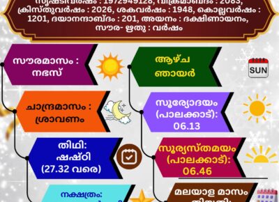 🕉️ (19.07.2026) സങ്കല്പ പാഠം 🕉️