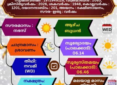 🕉️ (22.07.2026) സങ്കല്പ പാഠം 🕉️