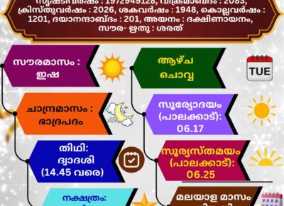 🕉️ (08.09.2026) സങ്കല്പ പാഠം 🕉️