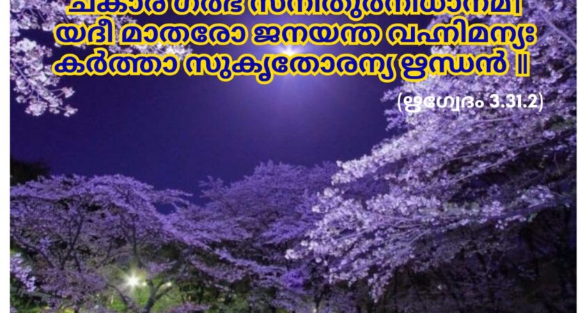 ഇന്നത്തെ വേദസ്വാധ്യായം